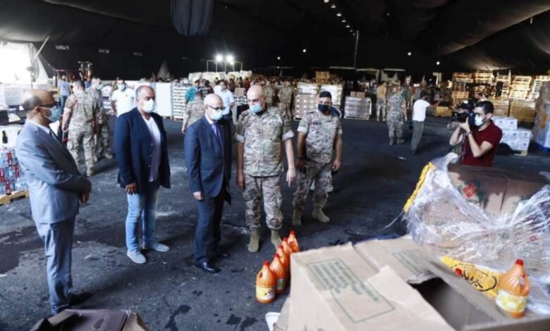 سفير المملكة المغربية محمد كرين يقوم بجولة تفقدية على تسليم المساعدات التي ارسلتها المملكة الى لبنان في البيال 1 514d5045737e7f12b4d2efe130f22dec