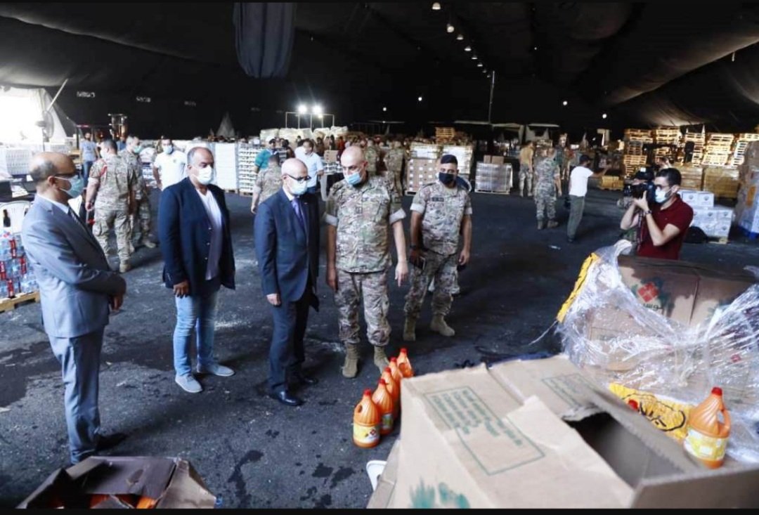 سفير المملكة المغربية محمد كرين يقوم بجولة تفقدية على تسليم المساعدات التي ارسلتها المملكة الى لبنان في البيال 3 514d5045737e7f12b4d2efe130f22dec