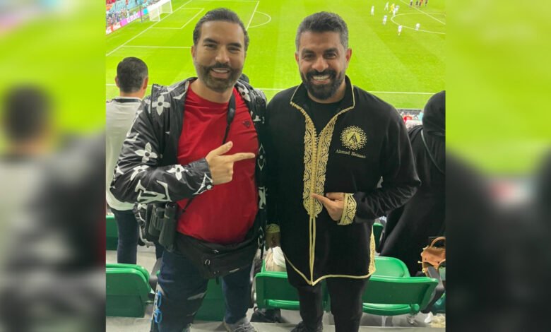 أحمد سليمان رفقة الدكتور سمايلي في ليلة تأهل المغرب 1 16703529609e174ef840