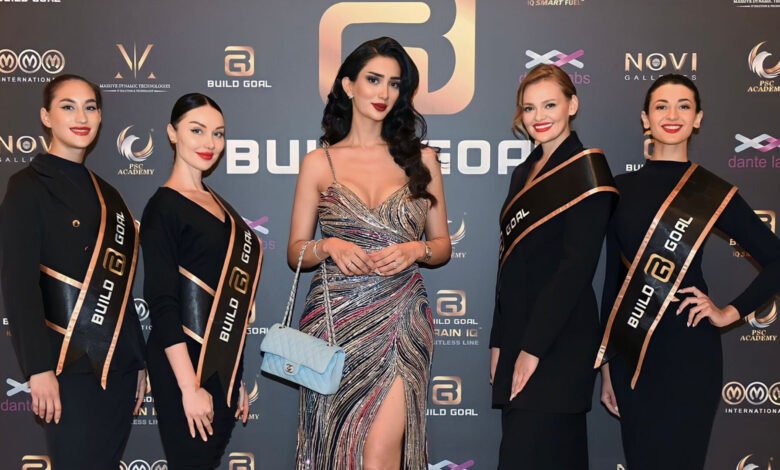 شروق شلواطي تسطع كالنجمة في حفل انطلاق شركة Build Goal العالمية بدولة الإمارات العربية المتحدة. 1 16915211543c8bc92647