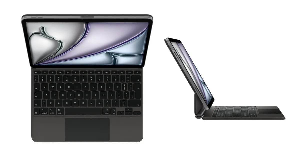أصدرت Apple نسخة باللون الأسود من Magic Keyboard لجهاز iPad Air