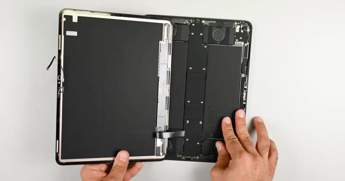شاهد عملية التفكيك التي أجراها iFixit لجهاز M5 iPad Pro الجديد