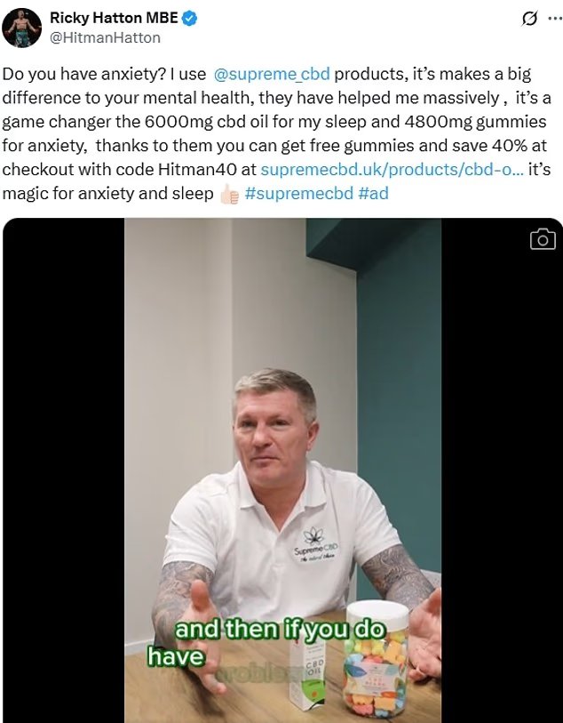 The dangerous truth about the Olympian who claims he can treat his son's autism: Anthony Fowler has roped in stars like Katie Price and Ricky Hatton to promote his Supreme CBD 'miracle' fix... but this is what we uncovered when we confronted him 8 103038035 15197505 image a 8 1760607698026