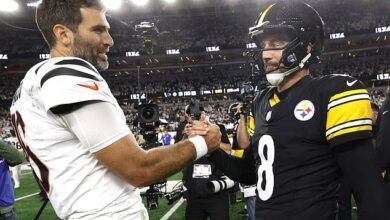 يصدم جو فلاكو مشجعي اتحاد كرة القدم الأميركي بأداء رائع حيث يتفوق فريق Bengals QB، البالغ من العمر 40 عامًا، على زميله المخضرم آرون رودجرز وستيلرز