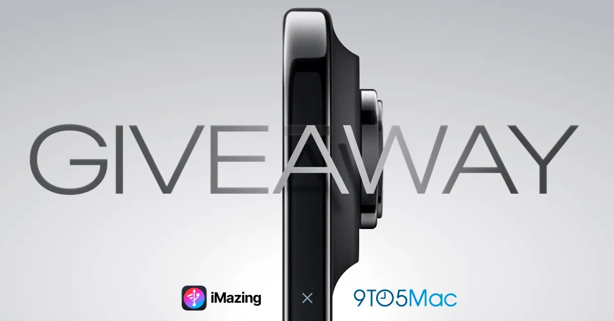 9to5Rewards: هدية iPhone 17 Pro/Air + خصم 20% على iMazing 5 9to5Rewards: هدية iPhone 17 Pro/Air + خصم 20% على iMazing