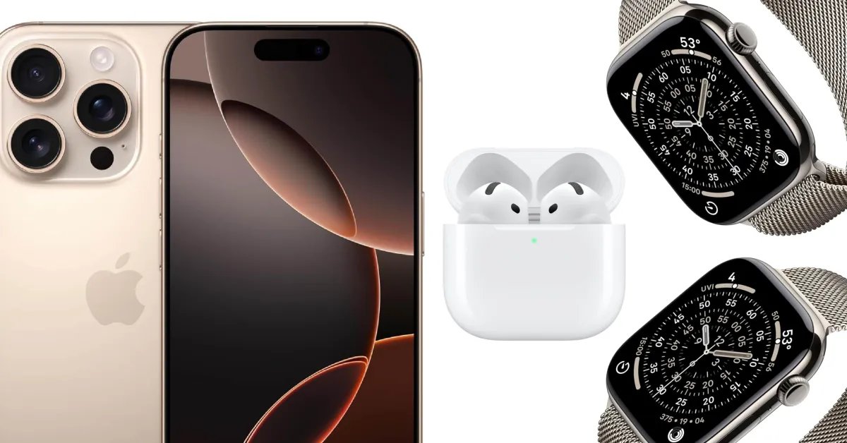 AirPods 4، iPhone 16 Pro، Apple Watch Series 11، more9to5Mac