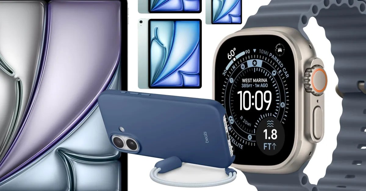 Apple Watch Ultra 3، M3 iPad Air، حافظة بمسند، المزيد 9to5Mac