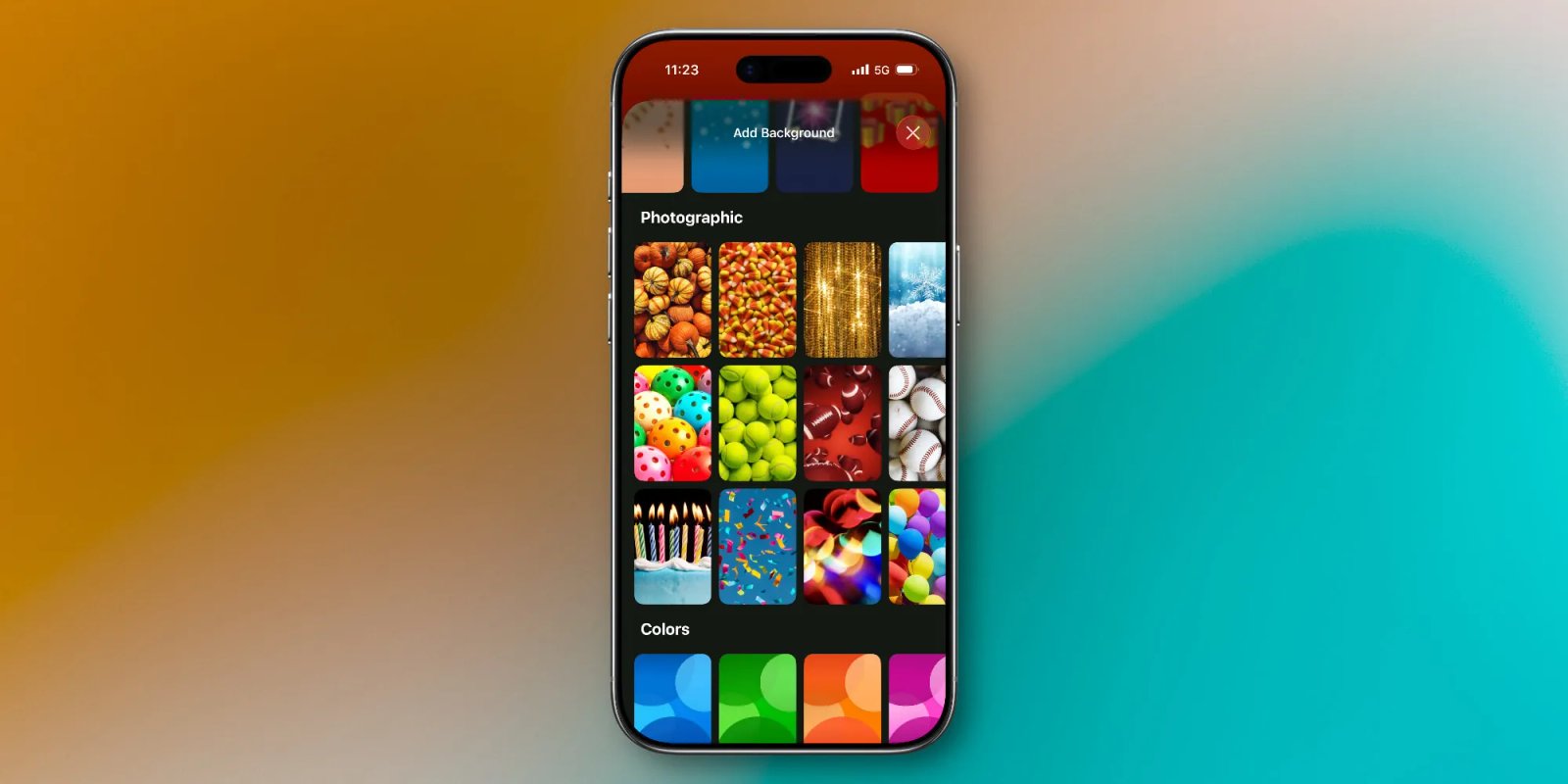 apple invites festive backgrounds