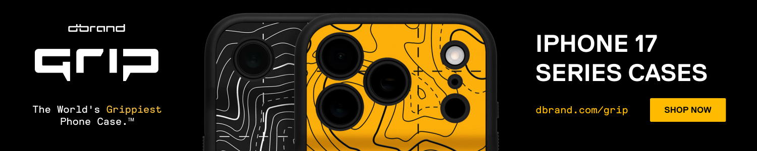 dbrand iPhone 17 Series Grip Banner.webp