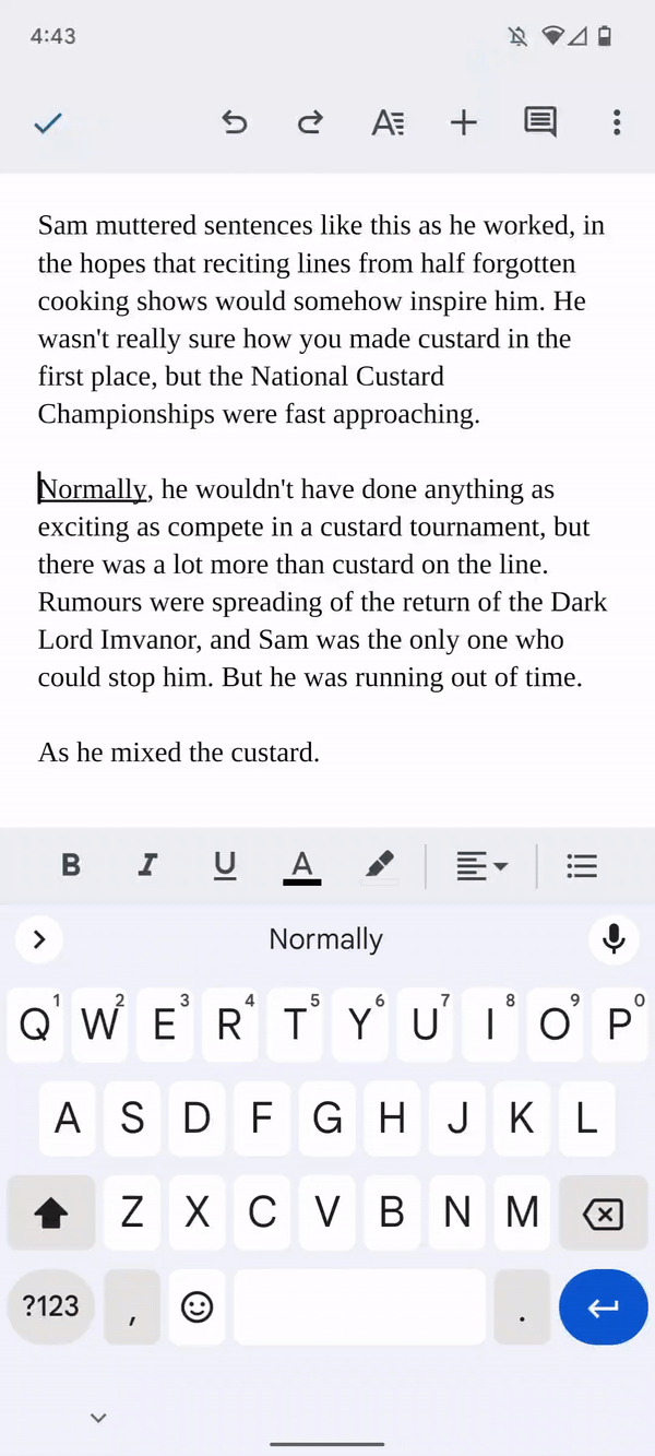 gboard swipe keyboard anim