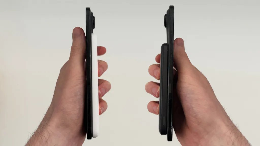 iphone air power bank side by side