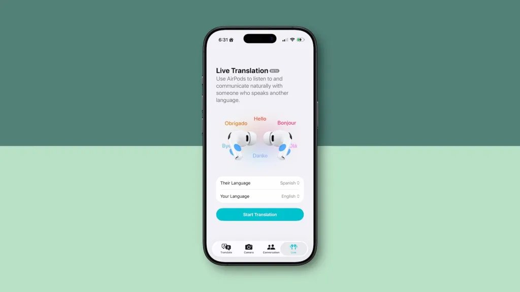 iOS 26.1: كل ما هو جديد حتى الآن 8 live translation 2