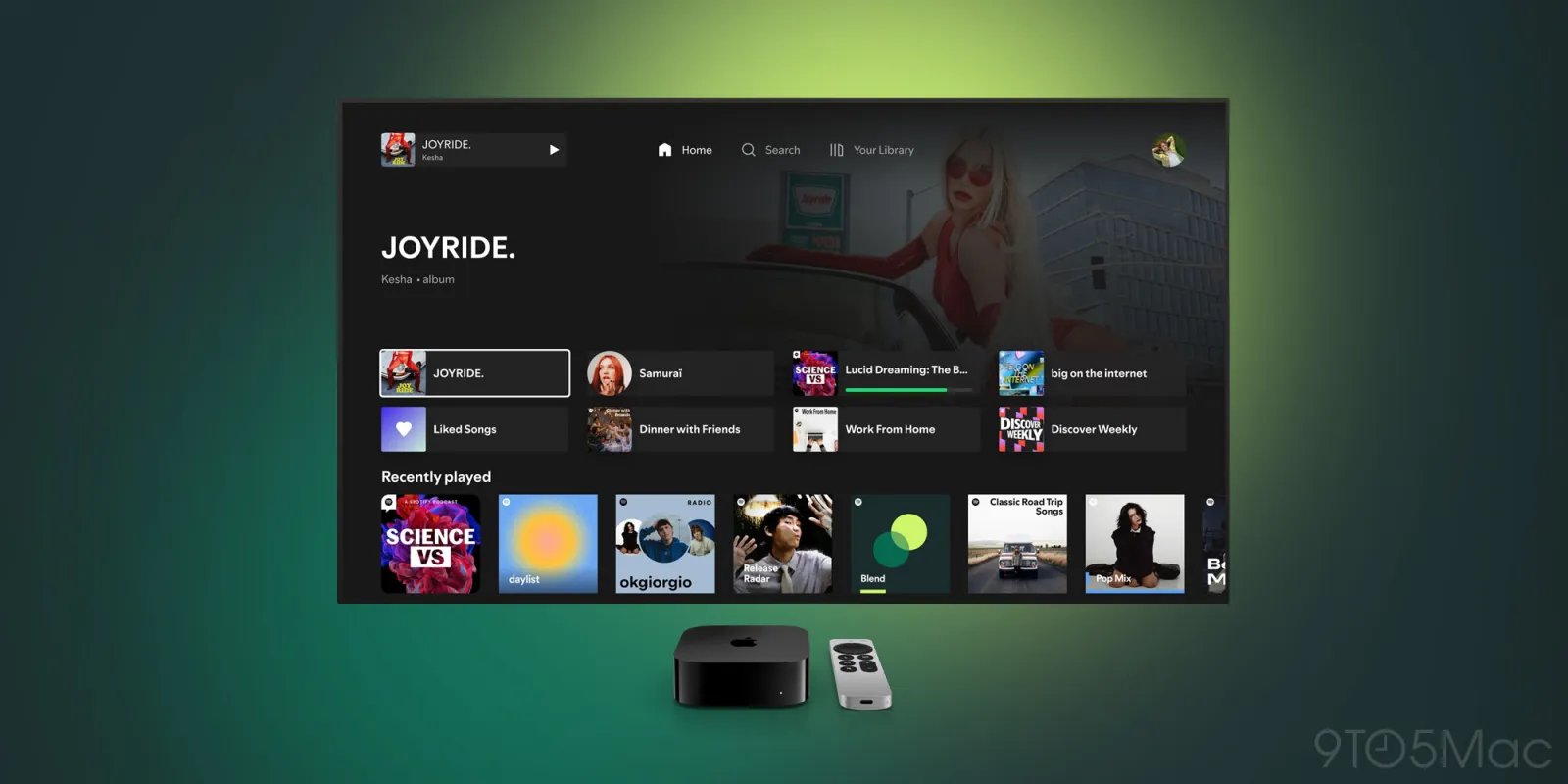 تطلق Spotify تطبيق Apple TV 4K الجديد مع ترقيات كبيرة للميزات 2 spotify apple tv