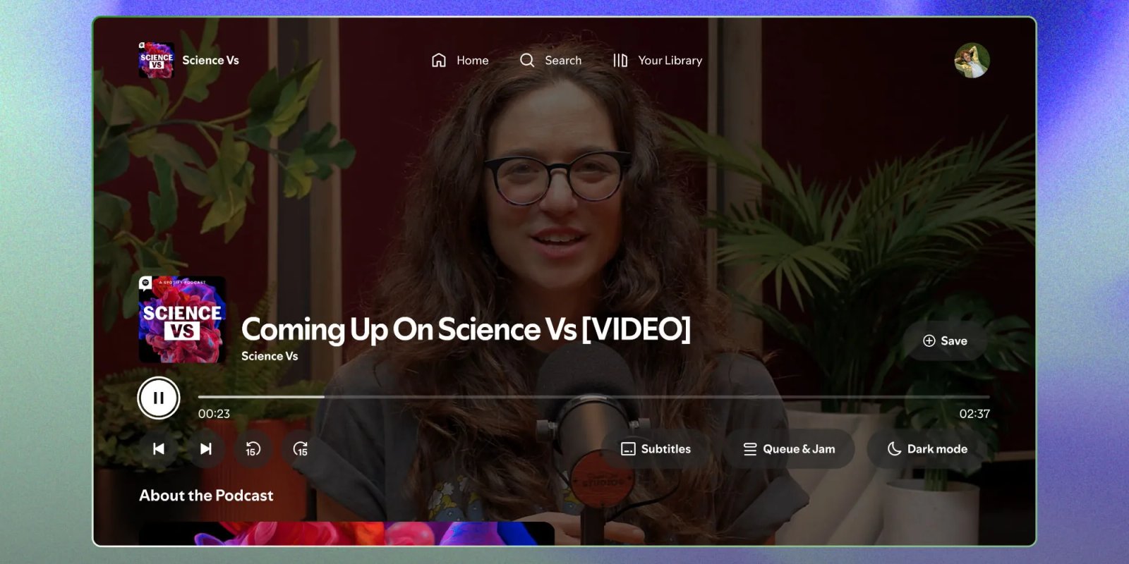 تطلق Spotify تطبيق Apple TV 4K الجديد مع ترقيات كبيرة للميزات 3 spotify tvos podcast