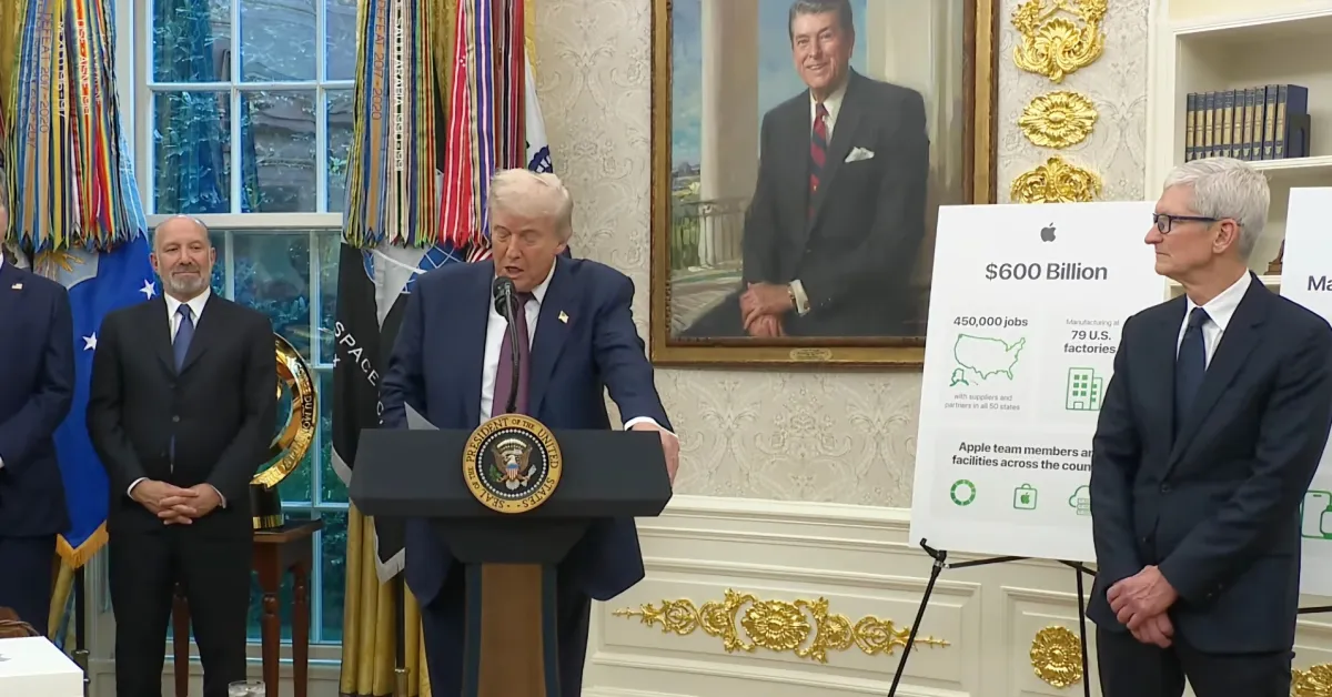 أبل على القائمة المختصرة للمانحين لمشروع قاعة ترامب لهدم البيت الأبيض 6 أبل على القائمة المختصرة للمانحين لمشروع قاعة ترامب لهدم البيت الأبيض