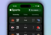 أصبح تطبيق Apple Sports أفضل لعشاق كرة القدم الأمريكية وكرة القدم الجامعية