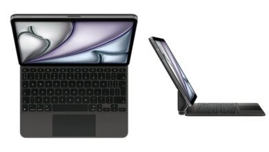 أصدرت Apple نسخة باللون الأسود من Magic Keyboard لجهاز iPad Air
