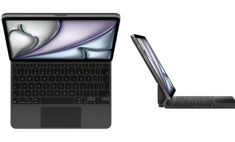 أصدرت Apple نسخة باللون الأسود من Magic Keyboard لجهاز iPad Air 1 أصدرت Apple نسخة باللون الأسود من Magic Keyboard لجهاز iPad Air