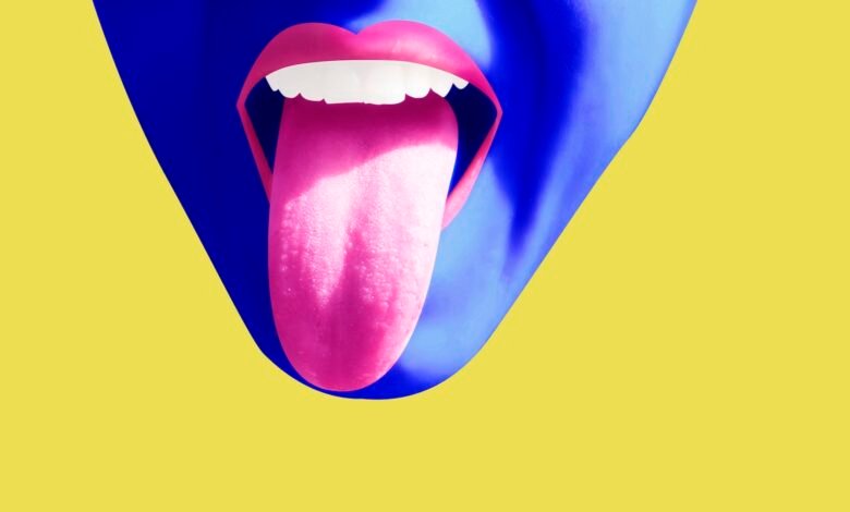 أول لسان صناعي في العالم "يتذوق ويتعلم" مثل عضو بشري حقيقي 1 a colorful illustration of a face with a tongue sticking out