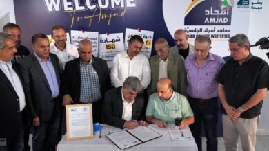 إتفاقية تعاون بين معاهد امجاد وإتحادات ونقابات قطاع النقل البري