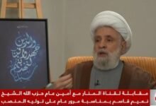 الشيخ قاسم: الاستشهاد روح حزب الله وسأظل جزءاً من الخط المقاوم