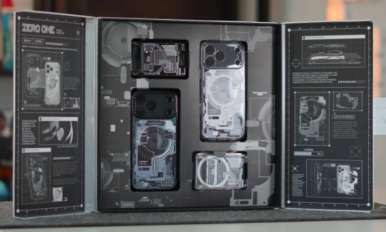 تتيح لك هذه الحافظة ذات التصميم الممزق إلقاء نظرة خاطفة على جهاز iPhone 17 الخاص بك 1 تتيح لك هذه الحافظة ذات التصميم الممزق إلقاء نظرة خاطفة على جهاز iPhone 17 الخاص بك