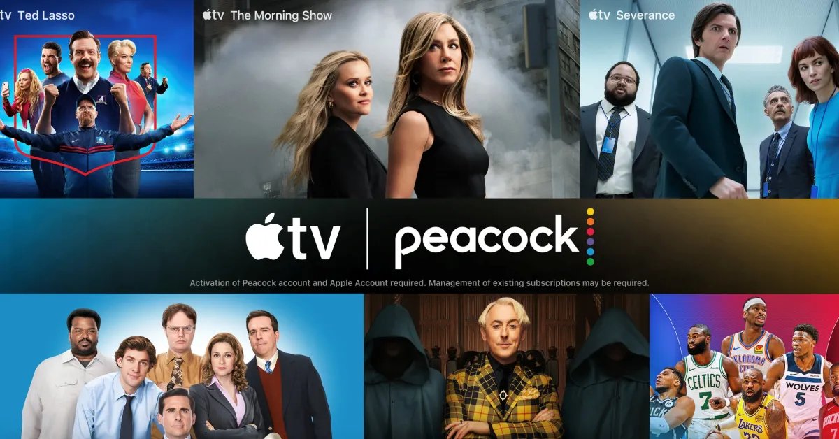 توفر حزمة Apple TV وPeacock الجديدة كلا الخدمتين بسعر مخفض، بما في ذلك ميزة Apple One الخاصة 3 توفر حزمة Apple TV وPeacock الجديدة كلا الخدمتين بسعر مخفض، بما في ذلك ميزة Apple One الخاصة