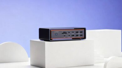 توفر منصة iVANKY'S Thunderbolt ذات 5 مستويات دعمًا ثلاثيًا للشاشة الخارجية والمزيد لجهاز MacBook Pro الخاص بك 5 توفر منصة iVANKY'S Thunderbolt ذات 5 مستويات دعمًا ثلاثيًا للشاشة الخارجية والمزيد لجهاز MacBook Pro الخاص بك