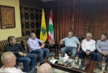 حزب الله عرض مع وفد الحزب السوري القومي الاجتماعي الأوضاع العامة