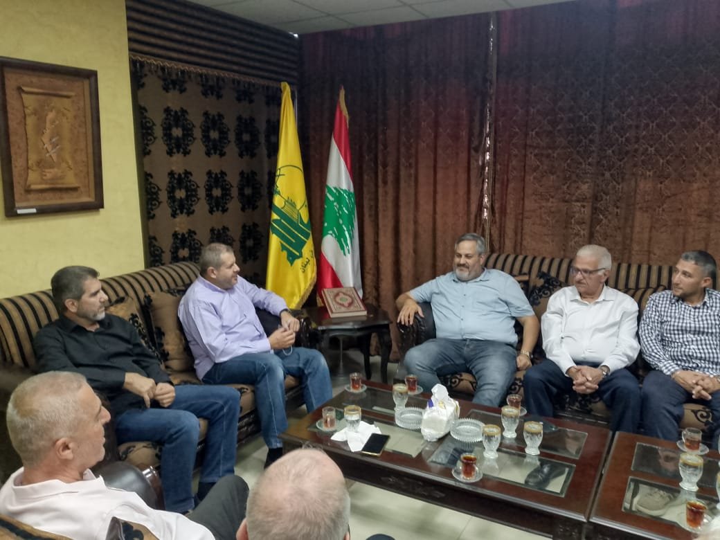 حزب الله عرض مع وفد الحزب السوري القومي الاجتماعي الأوضاع العامة