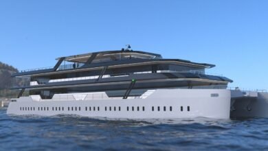 شركة روسية تكشف عن يخت فاخر يجمع بين الفخامة والتكنولوجيا