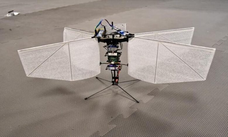 طائرة بدون طيار جديدة تطير مثل الفراشة وتتنقل بدون نظام تحديد المواقع العالمي (GPS): فيديو 1 طائرة بدون طيار جديدة تطير مثل الفراشة وتتنقل بدون نظام تحديد المواقع العالمي (GPS): فيديو