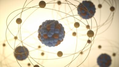 an illustration of the structure of an atom