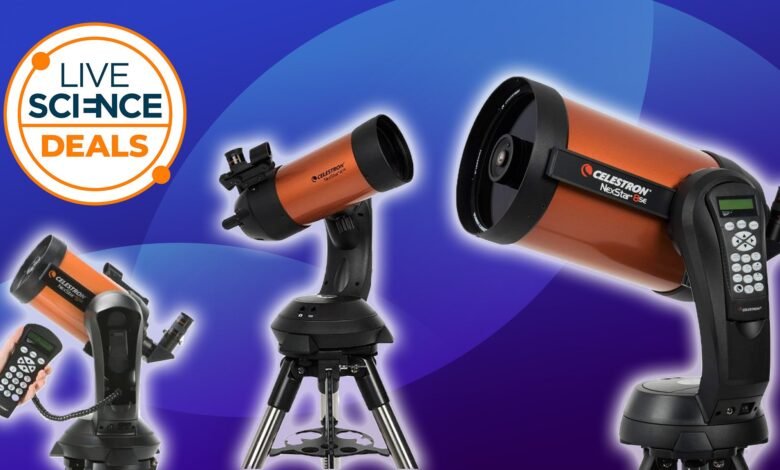 وفر ما يصل إلى 200 دولار على تلسكوبات Celestron NexStar في صفقات الرابع من يوليو قبل Prime Day 1 وفر ما يصل إلى 200 دولار على تلسكوبات Celestron NexStar في صفقات الرابع من يوليو قبل Prime Day