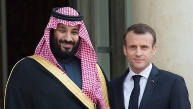 ولي العهد السعودي وماكرون يناقشان تطورات الأوضاع في غزة وجهود إحلال الأمن والاستقرار