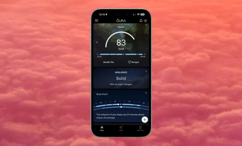 يحتوي أحدث تطبيق للحلقة الذكية Oura على دروس لتطبيق Apple الصحي 1 يحتوي أحدث تطبيق للحلقة الذكية Oura على دروس لتطبيق Apple الصحي