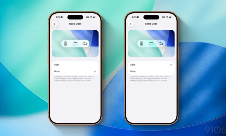 يضيف الإصدار التجريبي الرابع من iOS 26.1 إعدادًا جديدًا لتقليل شفافية Liquid Glass 1 يضيف الإصدار التجريبي الرابع من iOS 26.1 إعدادًا جديدًا لتقليل شفافية Liquid Glass