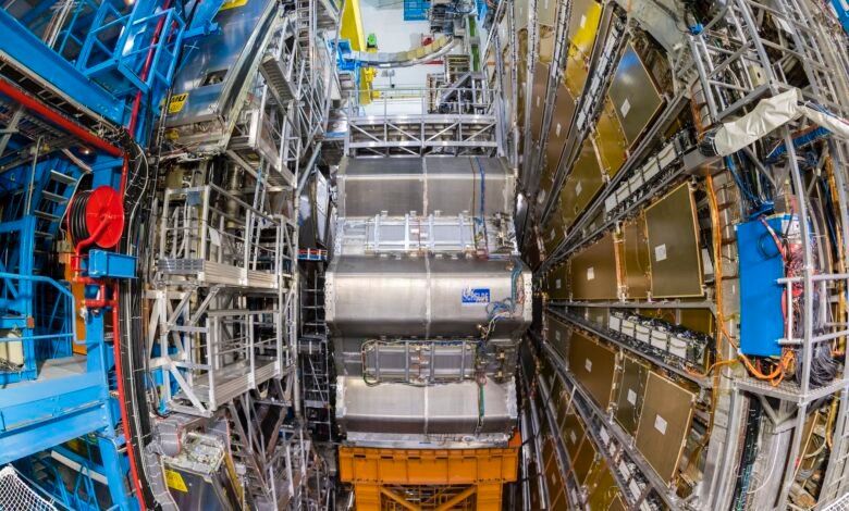 a photo of the Large Hadron Collider