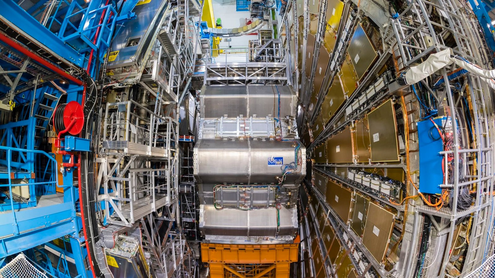 a photo of the Large Hadron Collider