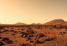 Lanscape على كوكب المريخ