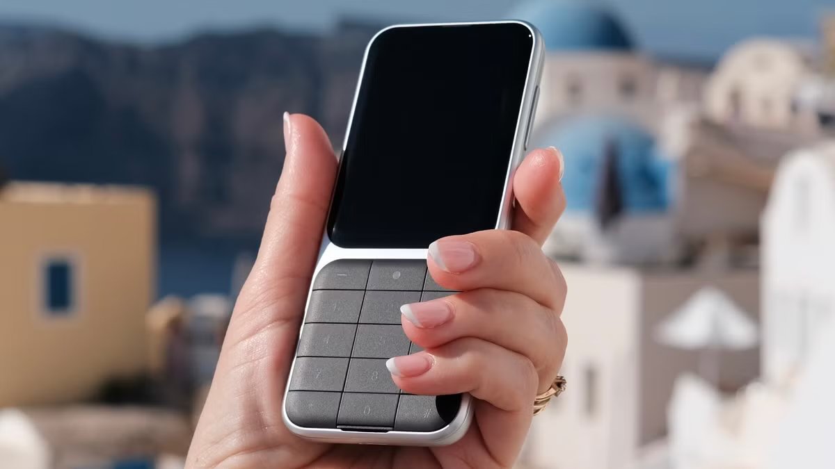 الهاتف المستقل الملتوي عبارة عن هاتف Nokia/iPod هجين، وهو دليل على أنه لا يزال هناك بعض المرح في تكنولوجيا الهاتف المحمول