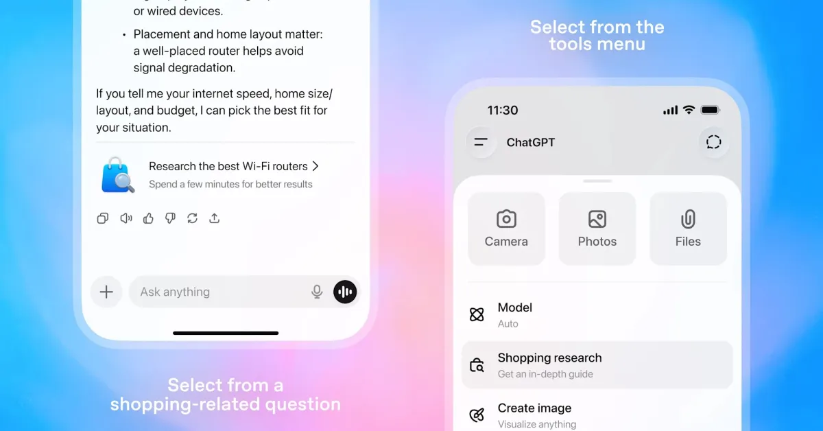 يضيف ChatGPT مساعد التسوق AI للعثور على المنتجات المناسبة بشكل أسرع