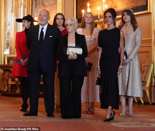 Arise, Sir David! Beckham finally receives his knighthood for services to sport and charity as former footballer arrives at Windsor Castle with wife Victoria and his parents 11 103575353 15256733 image m 38 1762256774633