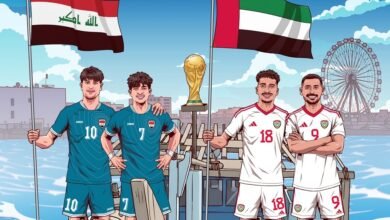 العراق والإمارات في مباراة “الحسم” ضمن ملحق مونديال 2026.. التشكيلة والقنوات الناقلة (فيديو)