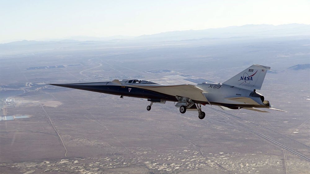 الطائرة الأسرع من الصوت الهادئة X-59 تقوم بأول رحلة لها