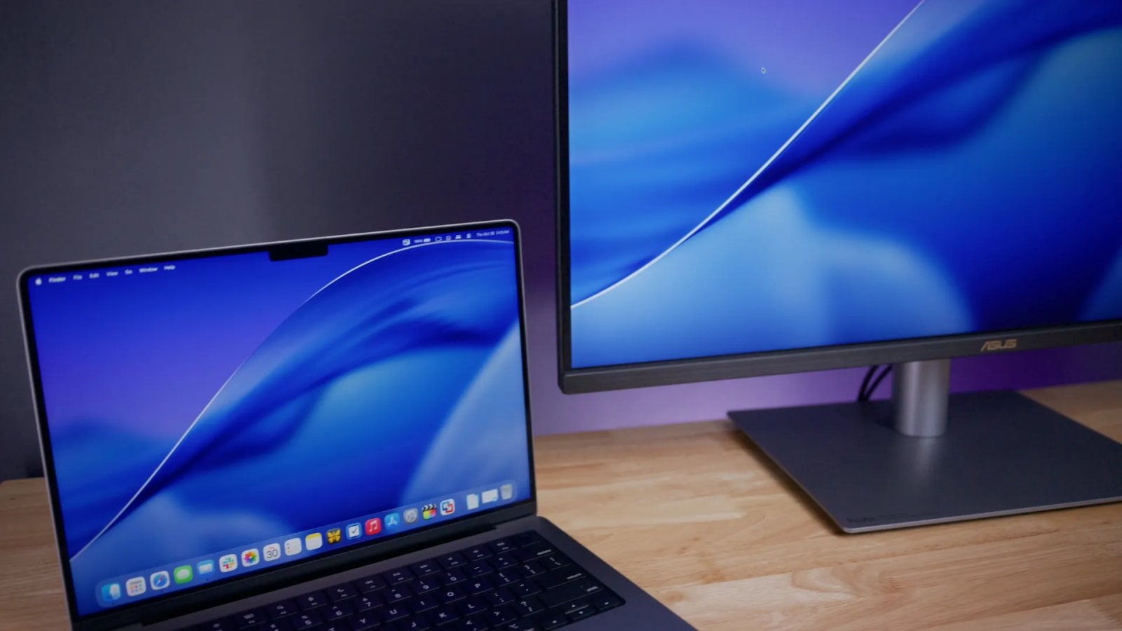 ASUS ProArt 6K Display Review MacBook Pro color comparison M Model Preset