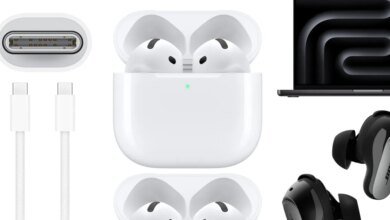 AirPods 4 MacBook Pro كابل Apple 240W USB