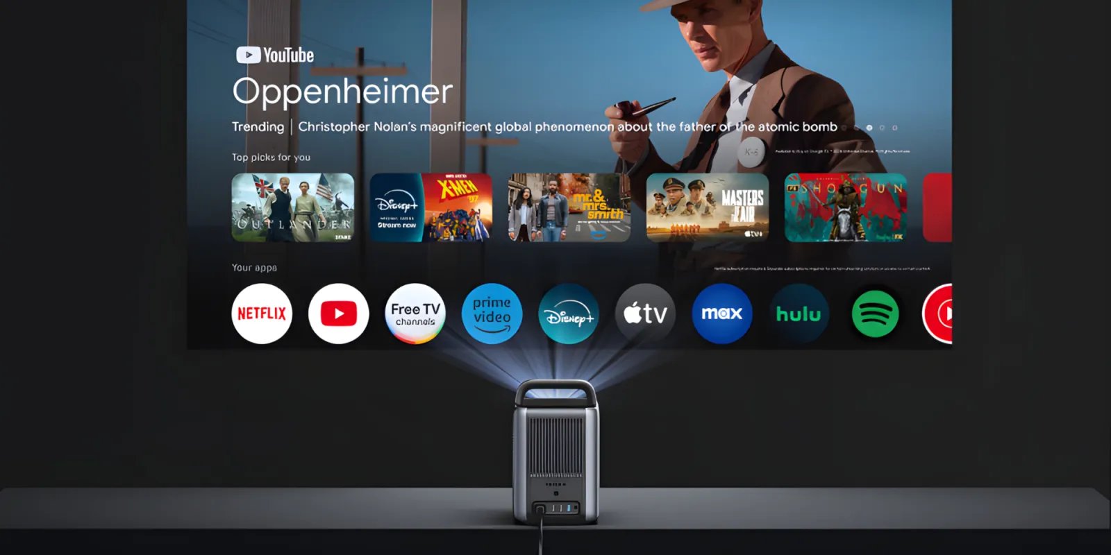 أفضل عروض الجمعة السوداء على Apple – AirPods وMacBook وiPhone والمزيد 9to5Mac 107 Anker NEBULA Cosmos 4K SE Google TV smart projector main