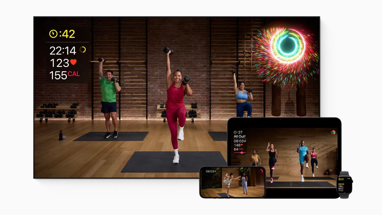 مستقبل Apple Fitness + قيد المراجعة وسط عملية إعادة التنظيم تقرير 2 Apple Fitness Plus hero