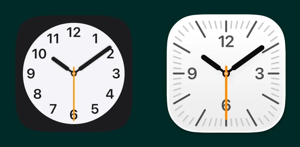 يُجري iOS 26.1 تغييرًا ذكيًا ودقيقًا في الرسوم المتحركة لأيقونة الساعة 2 Clock